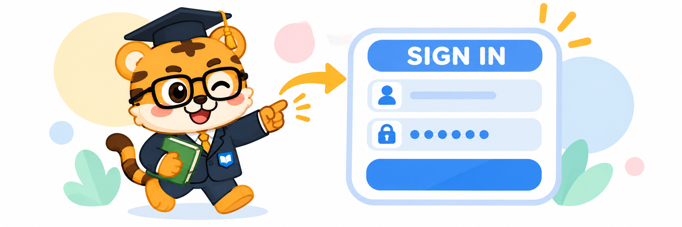 Enter your account details on the myPTE sign-in page